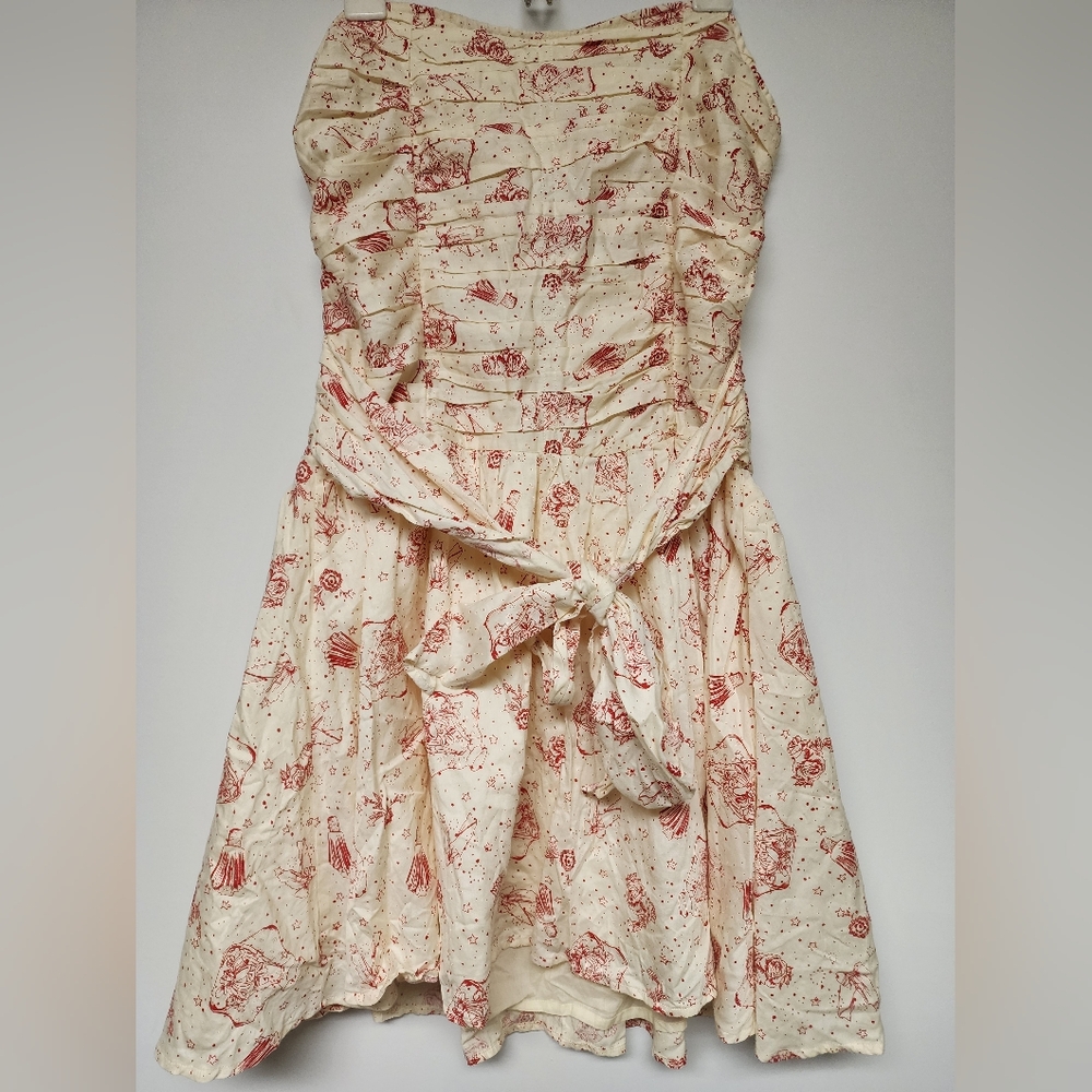 H&M Strapless Dress Rockabilly Alternative Grunge Costume NWT